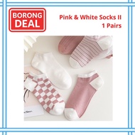 Cartoon Socks Women Socks Men Cartoon Stokin Perempuan Stokin Lelaki 1 Pair TLG