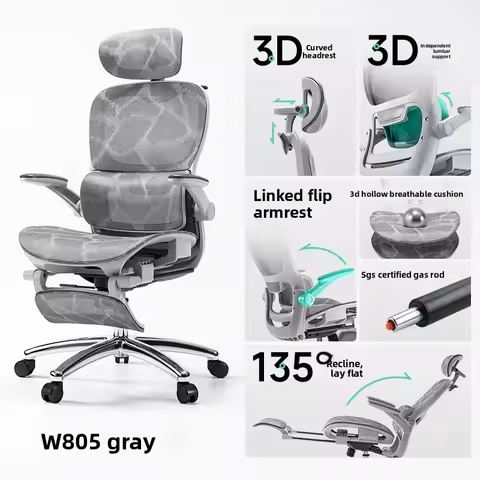 Multi-functional Chair Office chair Ergonomic chair Seat reclining computer chair Office mesh swivel