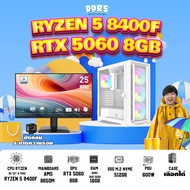 SETCOM+MONITOR BONMECOM2 ครบเซ็ตพร้อมจอ/ CPU AMD AM5 RYZEN 5 8400F / RTX 5060 8GB / Case เลือกได้ครั