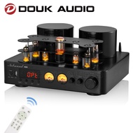 Nobsound AV525 HiFi Bluetooth 5.0 Tube Power Amplifier COAX/OPT Integrated Audio Amp USB Player