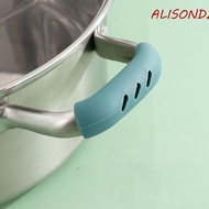 ALISONDZ Cooker Handles Silicone Anti-scalding Handle Holder Protective Cover Cooker Steamer Pressure Pan Kitchen Gadgets Pan Handle
