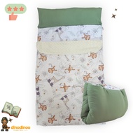 ที่นอนเด็กอนุบาล รุ่น แกรนด์ ผ้า DinoSoft คอตตอน สั่งซื้อผ้าห่มเพิ่มได้✨ 85X150x3 cm. 🧡ที่นอนไปโรงเร