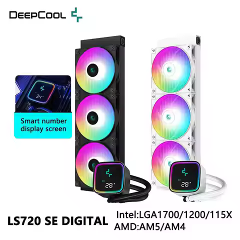 DeepCool LS720-SE-DIGITAL 360 Digital Edition All -in -one water cold radiator Smart temperature dis
