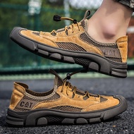 Caterpillar Mens Shoes For Men Breathable Mesh Outdoor Summer Light Walking Casual Trekking Man Boot