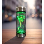 Alien Glow Jar Xenomorph Specimen Facehugger Embryo Glass Jar Movie Prop Replica Home Decor Desktop 