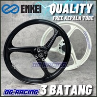 ENKEI 3 Batang Sport Rim / Y15 Y16 LC135 4S 5S V8 V4 Y125 3 Batang Sport Rim/ 3L sport Rim Y15ZR y16