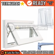 WINDOW JENDELE DOOR ALUMINUM FRAME SWING 1 LEAF L60xH120 60x120 WINDOW SINGLE ALUMINUM ALMINIUM 60 x