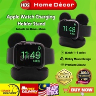 HDR Mickey Mouse Silicone Charger Stand for Apple Smart Watch Charging Holder Dock 38mm/40mm/ 41mm/ 