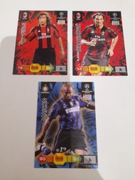 panini 2010 2011 card - Ibrahimović, Pirlo, Maicon