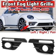 Car Front Bumper Fog Light Lamp Grille Grill Cover For VW Beetle 2016 2017 2018 2019 Fog Light Cover