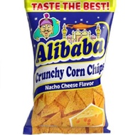 Alibaba Crunchy Corn Chips Nacho Cheese Flavor 55G - Snacks