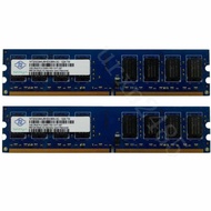 New For NANYA 4GB 2x 2GB PC2-5300U DDR2 667MHz 240pin DIMM Desktop PC RAM Memory