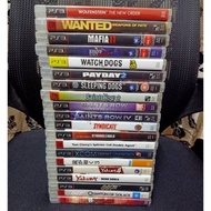 PS3 USED GAMES (WATCH DOGS,YAKUZA,SLEEPING DOGS,MAFIA2,007)