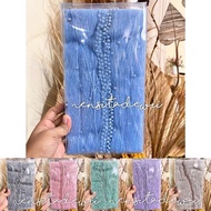 Slayer Bridal Veil Bridal Veil/ - Parel Root Motif Veil Lace Veil Beads Veil Nikah Veil Lace Nikah