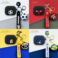 For OnePlus Buds 3V Case OnePlus Nord Buds 3R Silicone Soft Case Cute Soccer Basketball Cartoon Keyc