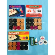 CARROM COINS (Korbel Carrom Coins, Basco Carrom Men, Mavis Carrom Coin)
