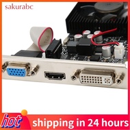 Sakurabc Graphics Card  810MHz 1300MHz Quiet Fan Gaming Video 1G DDR3 64bit for Computer