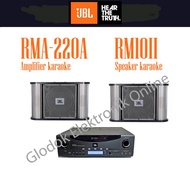 PAKET KARAOKE JBL RMA-220A DAN JBL RM-10 II HARGA GARANSI RESMI