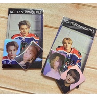 NCT OFFICIAL MERCHANDISE pt.2 standee mark haechan unsealed