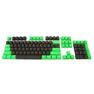 [Uniform Gaming] Taihao Two-Color ABS 104-Key Tulip Green-Dark Green Keycap Set English Version