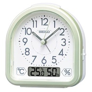 SEIKO KR512M Clock Alarm Light Green Pearl 112 x 108 55mm