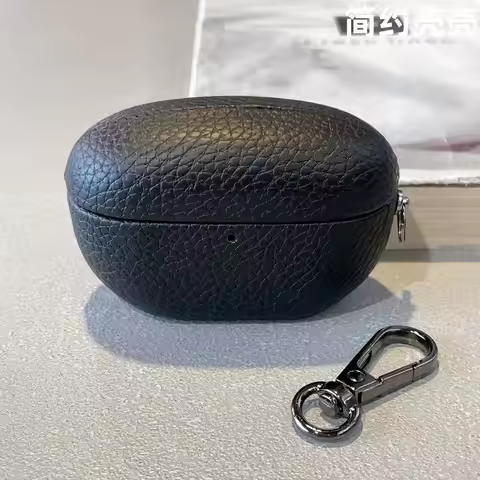 Genuine Leather Protective Shell For Sony WF-1000XM5 Bluetooth Headphone Cover XM5 Anti-fall Earphon