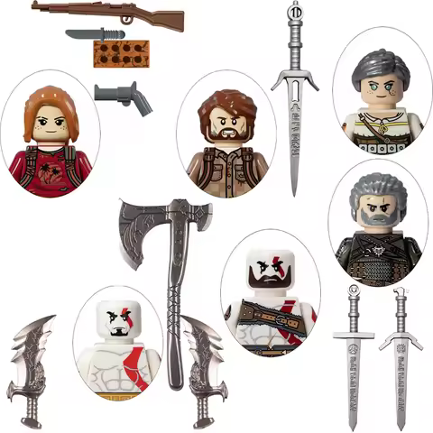 FT03 FT04 Building Blocks Video Games Mini Action Figures Bricks Geralt Ciri Movies Assemble Toys fo