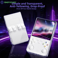 [babyko] Shockproof Transparent Case for R36 Ultra Game Consoles