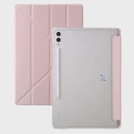 Bao Da Lật Lưng Trong Suốt Samsung Tab S10 S9 FE Plus 124 Inch A9 11 Với Hộp Đựng Bút Smart Cover Bả
