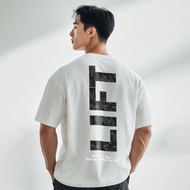 Oversized Gym T-shirt Men's Scuba Lux Thick "LIFT" White MTV83 Black MTV84 Khaki MTV85 Navy MTV86