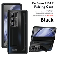 Samsung Galaxy Z Fold 7 Case with S Pen Holder & StylusKickstand Hinge Protection Built in Screen Pr