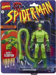 預23年 美版 漫威Marvel Legends 蠍子人Scorpion 蜘蛛人復古吊卡 經典 RETRO 孩之寶