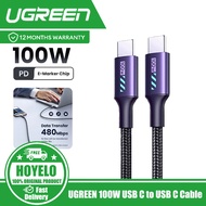 UGREEN USB C 100W Cable 240W Fast Charge USB Type C to C Cable Compatible