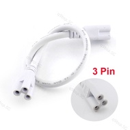 3 pin LED Tube Connector Two-phase Three-phase T5 T8 Led Lamp Lighting Connecting Double-end Cable W
