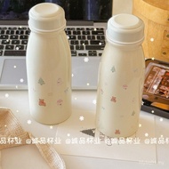 304 Liner Stainless Steel ins Thermos Cup Cute Student Simple Cup High-value Water Cup Portable Milk