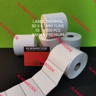 Thermal Barcode Label Sticker 80x40mm/80x40mm/80x40mm Contents 1000p