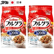 【Direct from Japan】Calbee Fruit Granola Full Granola 1200g × 2 packs