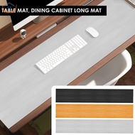 PVC Desk Cover 63 Inch Waterproof Desk Protector Mat PVC TV Stand Table Mat Smooth Tea Table Mat for