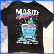 ◕ MASID CLOTHING Skull by Geo Ong - Concerned Citizen Design Cotton Couple T-shirt Clothes 100 cotto