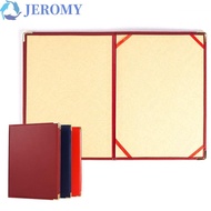 JEROMY A4 Agreement Folder, PU Leather Protective Certificate Diploma Cover, Durable No Inserts Mult
