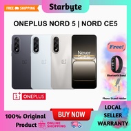 OnePlus Nord CE5| Nord 5| 6.83 inch OxygenOS 15 Snapdragon 8s Gen 3 5200 mAh Battery