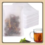 100pcs Non Woven Tea Bags with Drawstring for Loose Leaf Tea, Herbs, and Spices in 5.5x7cm, 6x8cm, 7