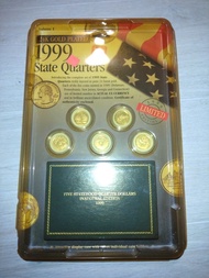1999年 美國州份24K金幣套裝