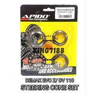 STEERING CONE SET APIDO FOR DEMAK DV110/DEMAK EVO Z/DEMAK EVO ZR