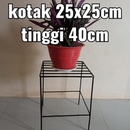 Asli Standing Pot Kotak/Rak Bunga Besi/Rak Bunga Minimalis/Rak Bunga