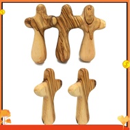 Wooden Crosses Charms Hand Held Crosses Holding Crosses Prayer Gift for Clutching