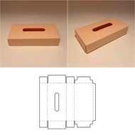 數位 Tissue box template, tissue holder, tissue container, tissue packaging, SVG, PDF
