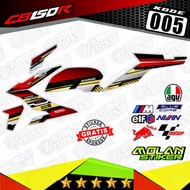 Decal Sticker Striping Variation Honda CB 150 R 2018-2020 / CB 150 R 2018 Ahir - CB 150 R 2019 - CB 