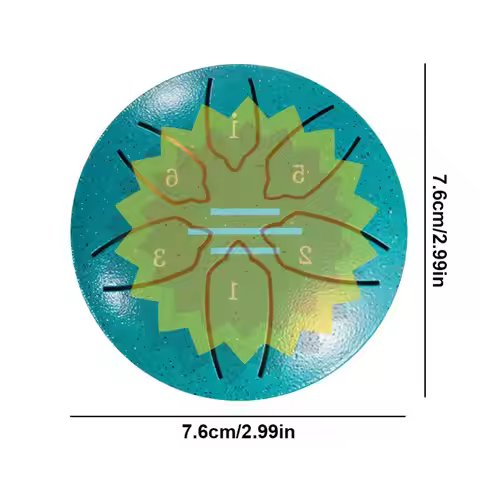 3/4/6 Inches 6/8/9 Notes Rain Drum for Outside Rain Drum Instrument Mini Handpan Drum Outdoor Rain D