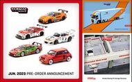 11月 Tarmac 1/64 Mitsubishi Fuso Super Great GULF Honda Pit 場景 Renault 5 Turbo Ferrari F40 Porsche 93